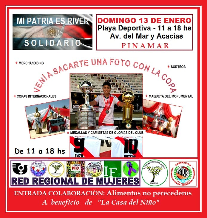 En este momento estás viendo Una foto con la copa por alimento NO perecedero para Casa del Niño – Mónica Quilindro